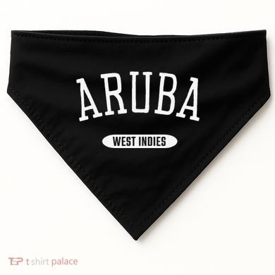 Aruba Classic Style Aruba West Indies USA-Made Doggie Bandana