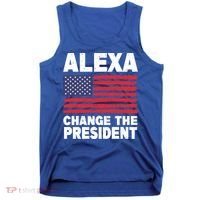 Alexa Change The President Funny Political Humor Gift Tank Top thumb 0