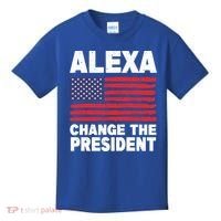 Alexa Change The President Funny Political Humor Gift Kids T-Shirt thumb 0