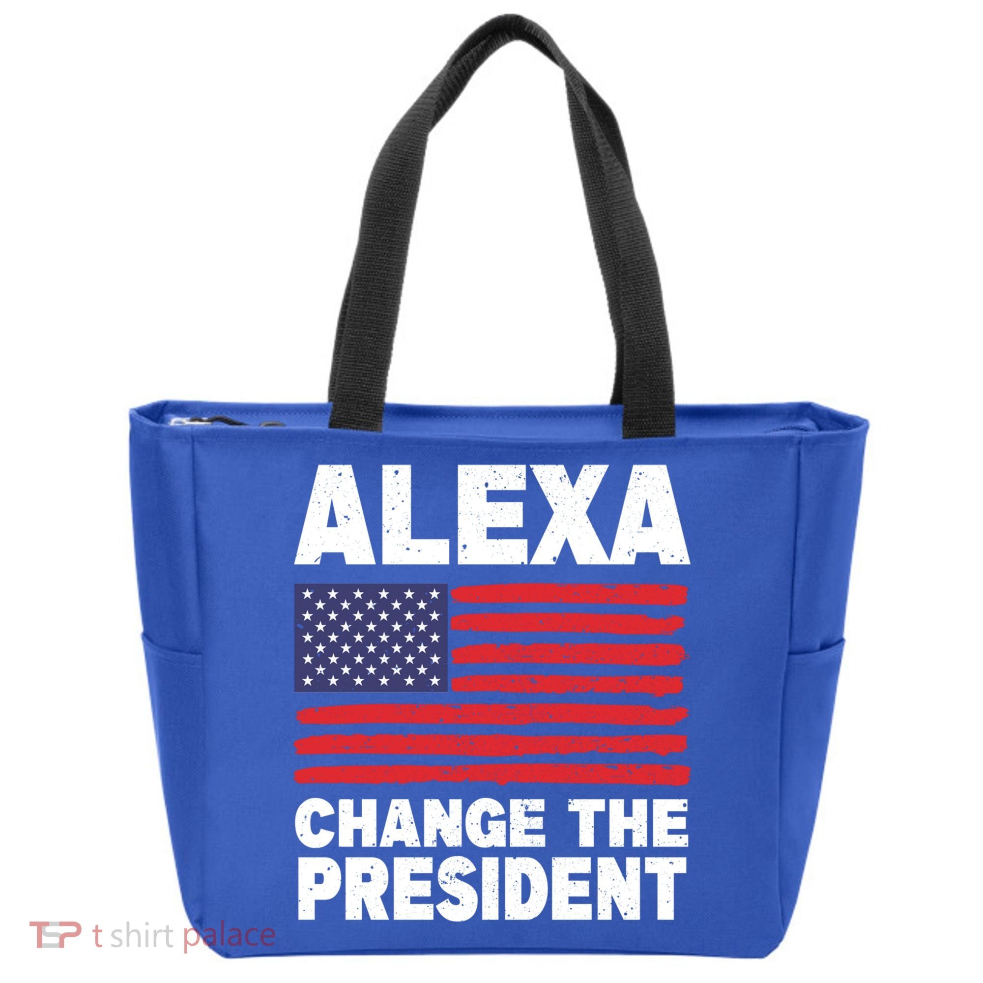 Alexa Change The President Funny Political Humor Gift Tote Bag