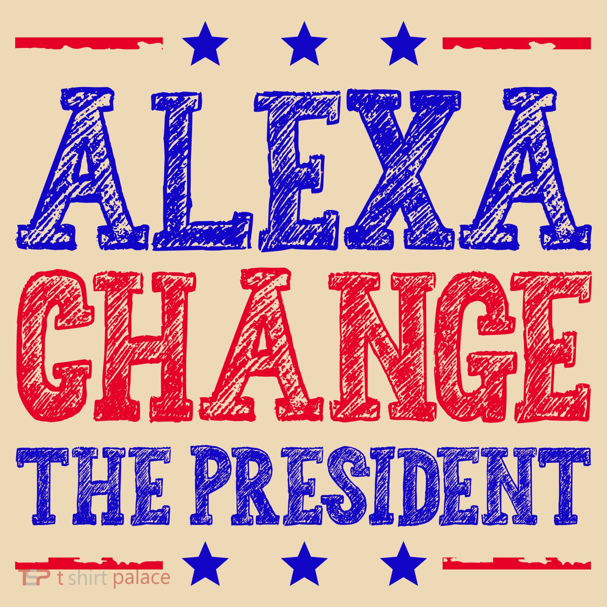 Alexa Change The President Funny Political Tote Bag