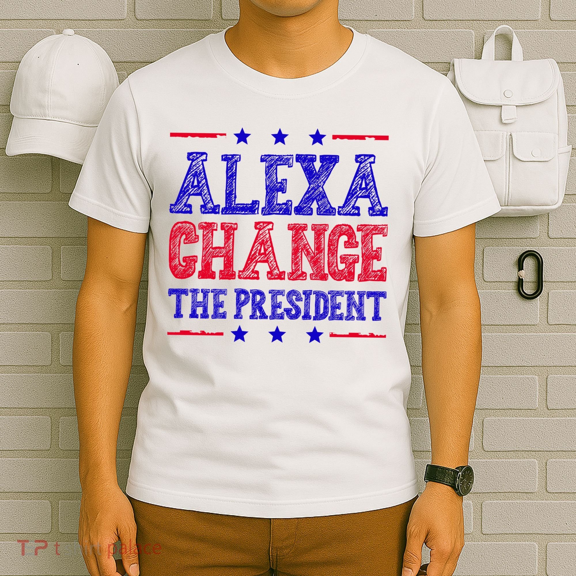Alexa Change The President Funny Political T-Shirt