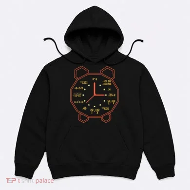 Alarm Clock Time Math Watch Mathematician Hoodie