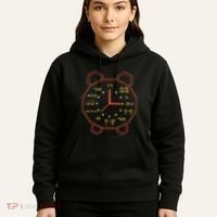 Alarm Clock Time Math Watch Mathematician Hoodie thumb 5