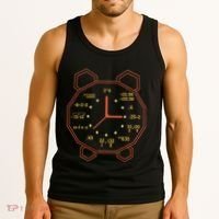 Alarm Clock Time Math Watch Mathematician Tank Top thumb 3