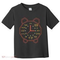 Alarm Clock Time Math Watch Mathematician Toddler T-Shirt thumb 0