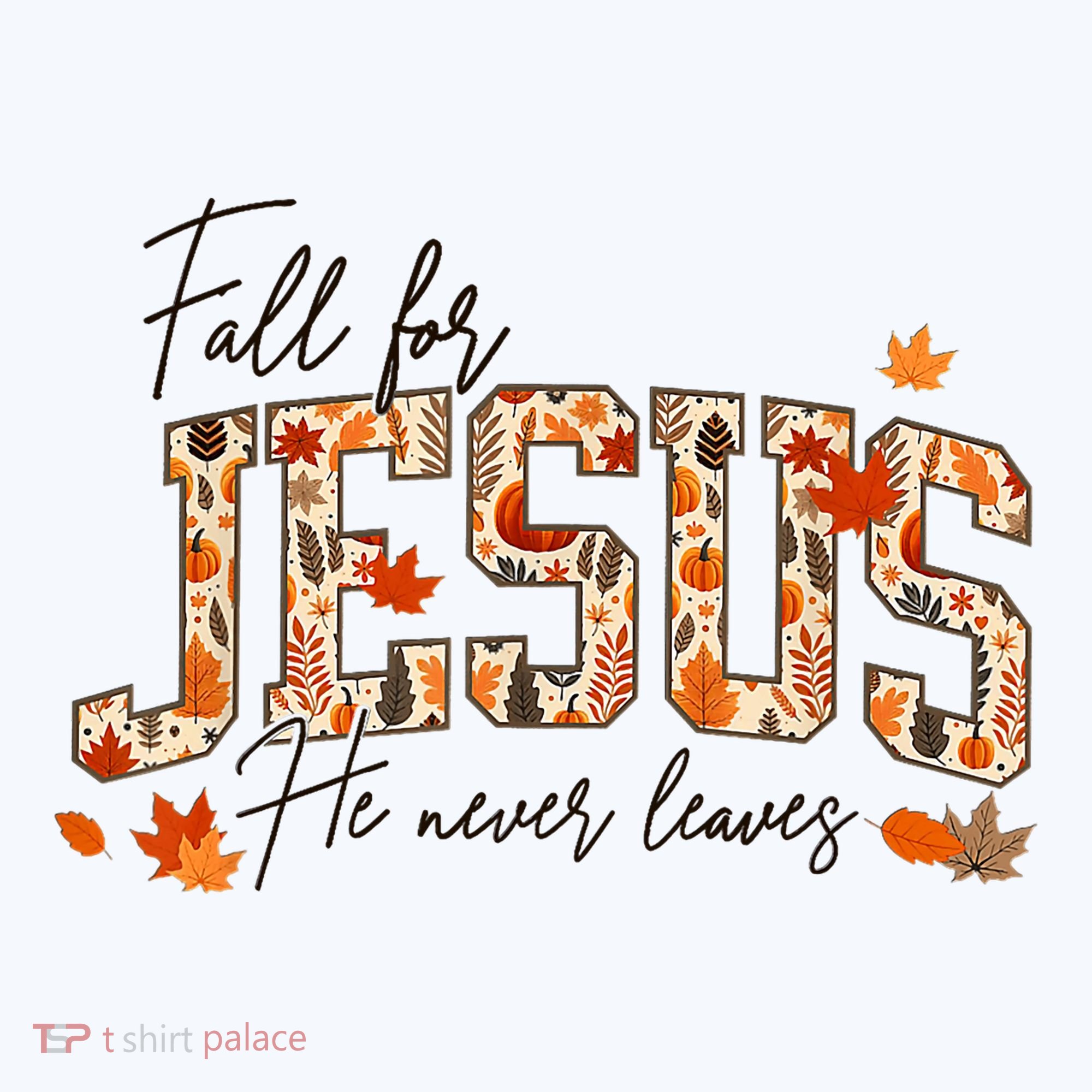 Autumn Christian Thanksgiving Fall For Jesus He Never Leaves Hat