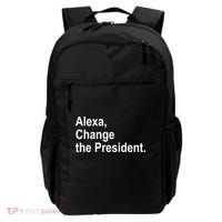 Alexa Change The President Anti Trump Funny Backpack thumb 0