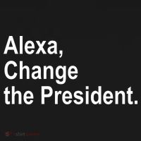 Alexa Change The President Anti Trump Funny Ornament thumb 1