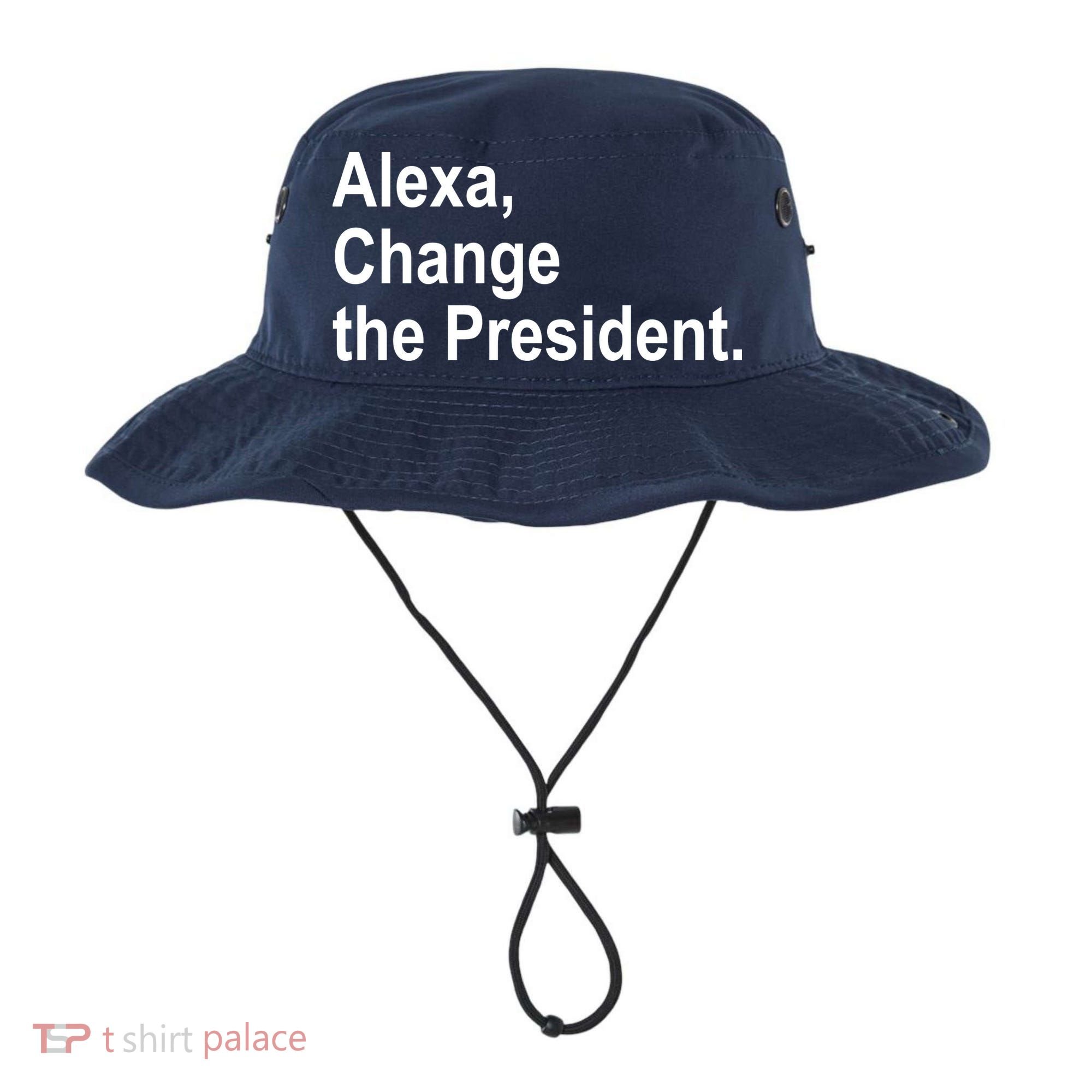 Alexa Change The President Anti Trump Funny Bucket Hat
