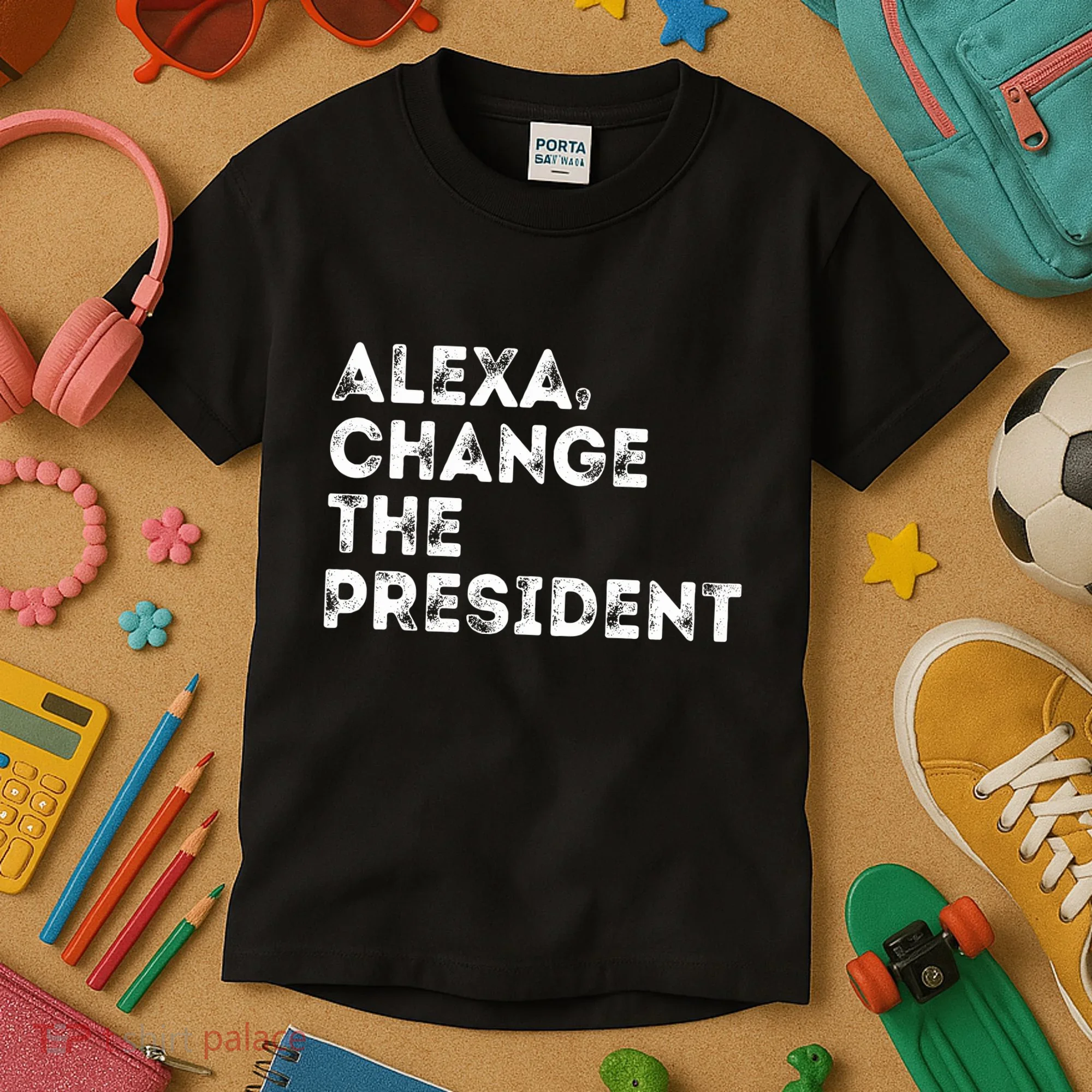 Alexa Change The President Kids T-Shirt