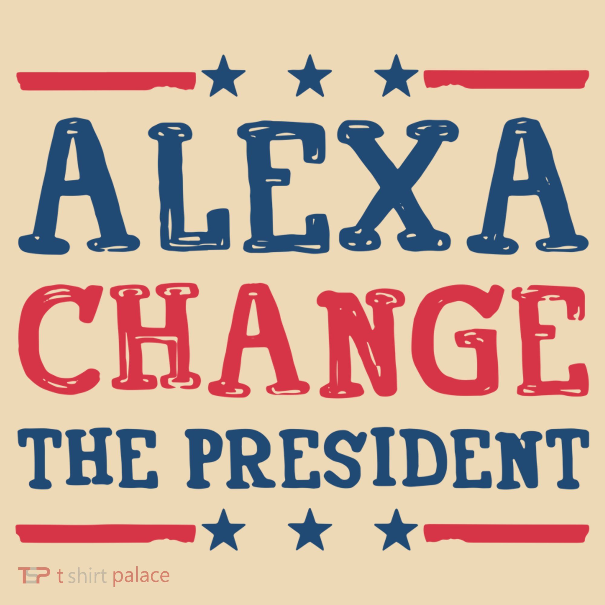 Alexa Change The President Funny Tote Bag