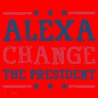 Alexa Change The President Funny Santa Hat thumb 1