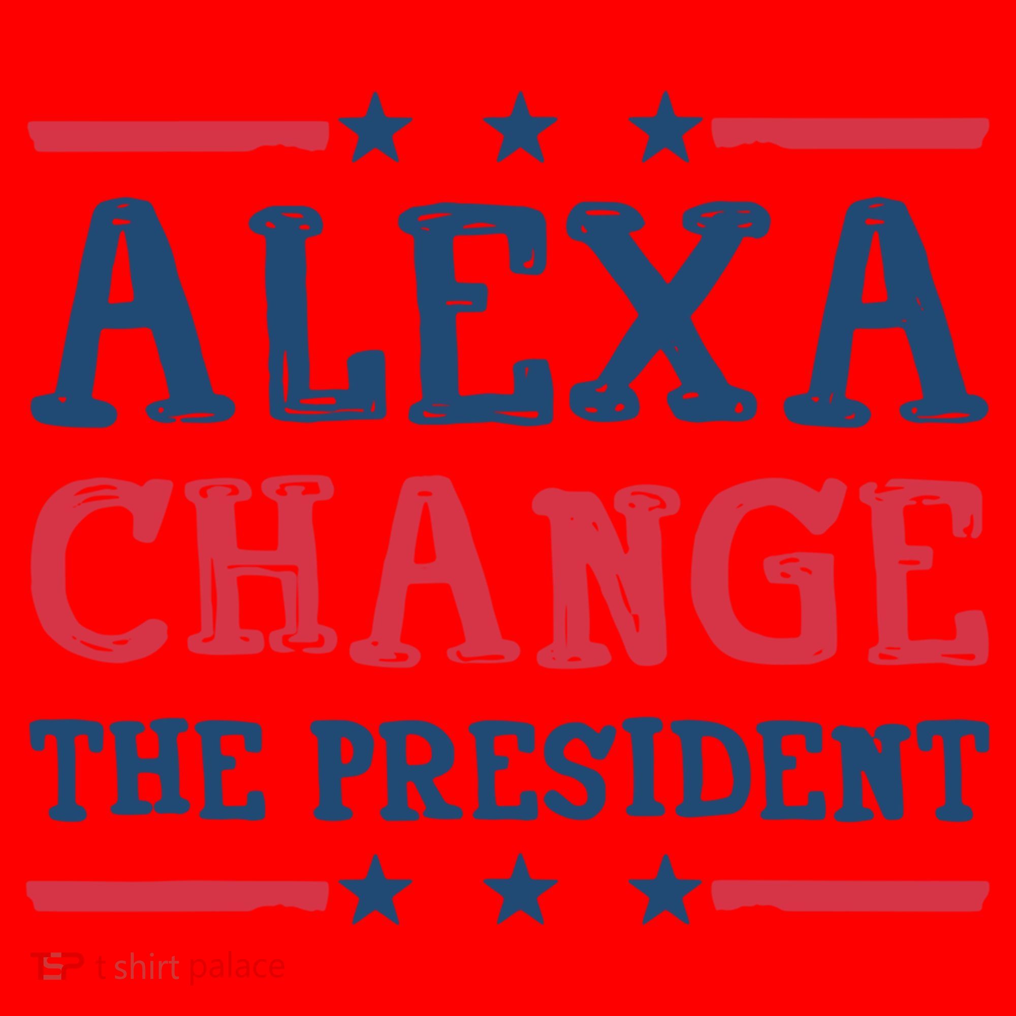 Alexa Change The President Funny Santa Hat