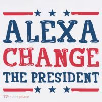 Alexa Change The President Funny Kids Sweatshirt thumb 2