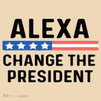 Alexa Change The President Men’s Funny Quote Tote Bag thumb 4