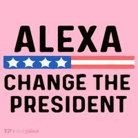 Alexa Change The President Men’s Funny Quote Coaster thumb 2