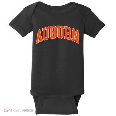 Auburn City Throwback Design Classic Baby Bodysuit