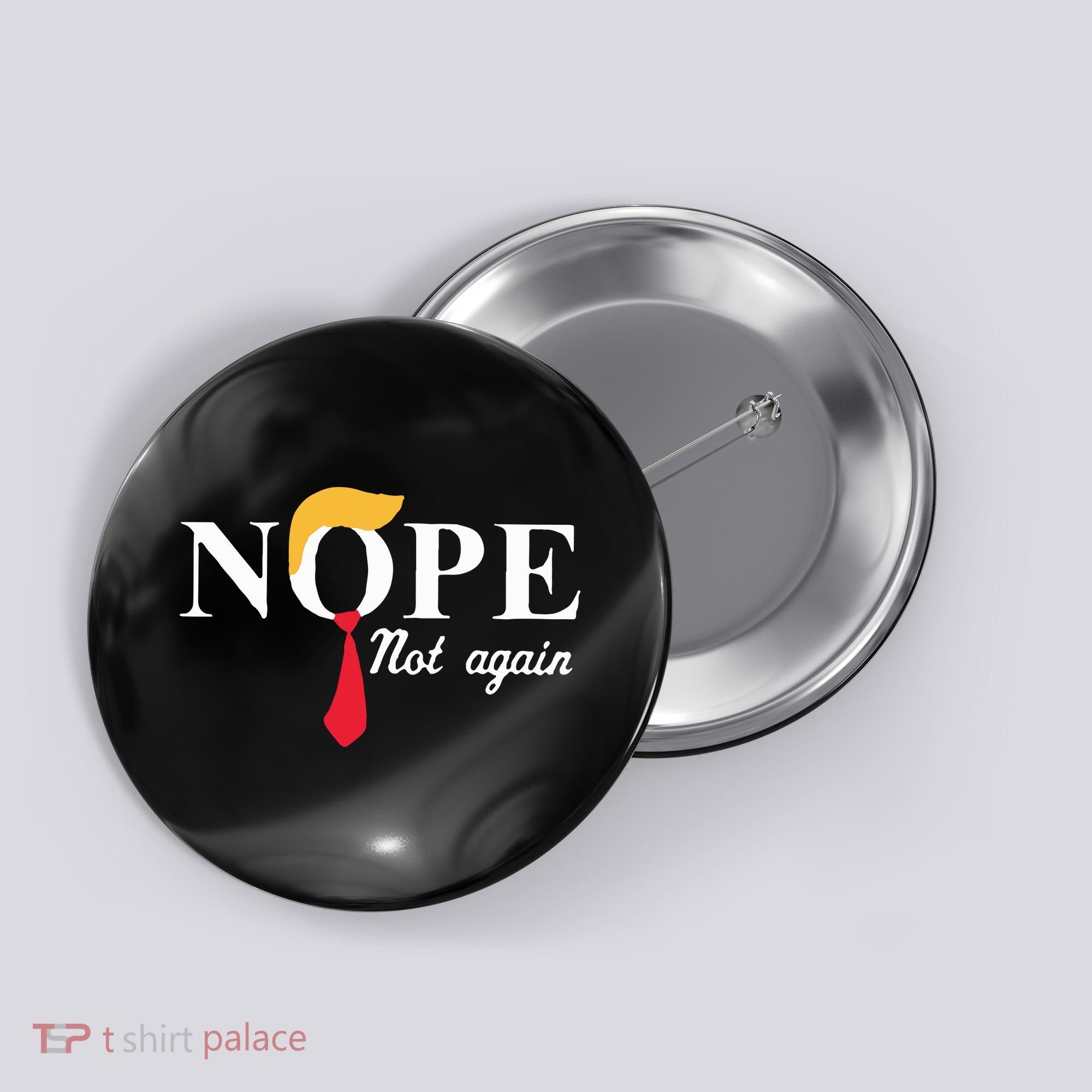 Anderson Cooper Trump Nope Not Again Jeras Ikehorn Button