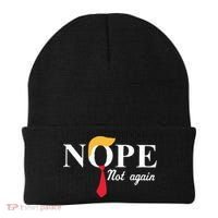 Anderson Cooper Trump Nope Not Again Jeras Ikehorn Beanie thumb 0