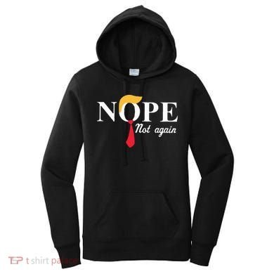 Anderson Cooper Trump Nope Not Again Jeras Ikehorn Women's Hoodie