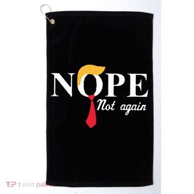 Anderson Cooper Trump Nope Not Again Jeras Ikehorn Golf Towel