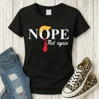 Anderson Cooper Trump Nope Not Again Jeras Ikehorn Women's T-Shirt thumb 3