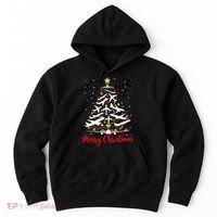 Airplane Christmas Tree Merry Christmas Most Likely Pilot Hoodie thumb 0
