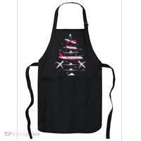 Airplane Christmas Tree Pilot Merry Christmas Xmas Tree Apron thumb 0
