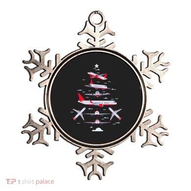 Airplane Christmas Tree Pilot Merry Christmas Xmas Tree Ornament