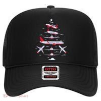 Airplane Christmas Tree Pilot Merry Christmas Xmas Tree Hat thumb 0