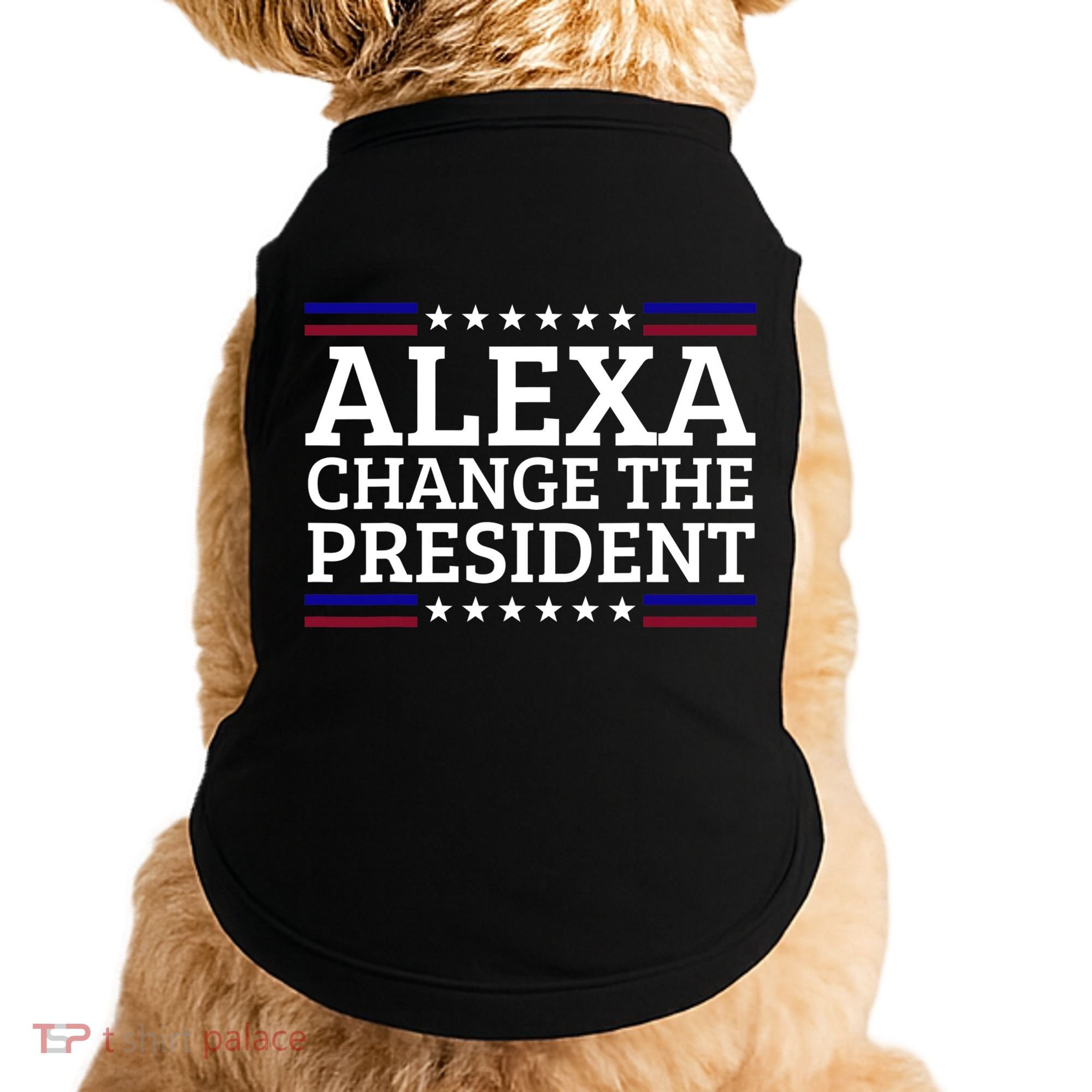Alexa Change The President Funny Political Impeach 46 Doggie Tank