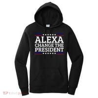 Alexa Change The President Funny Political Impeach 46 Women's Hoodie thumb 0