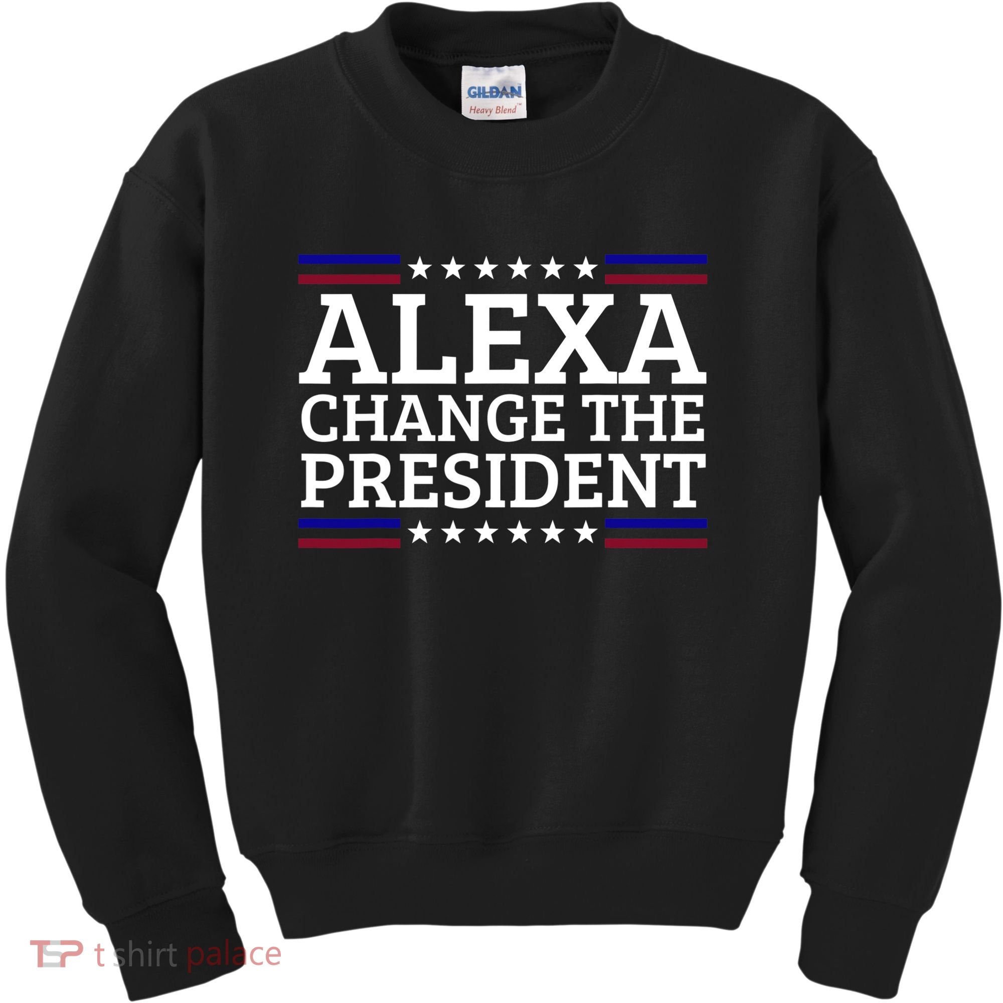 Alexa Change The President Funny Political Impeach 46 Kids Sweatshirt