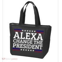 Alexa Change The President Funny Political Impeach 46 Tote Bag thumb 3
