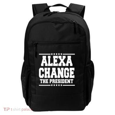 Alexa Change The President Funny Elections Backpack