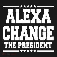 Alexa Change The President Funny Elections Backpack thumb 2