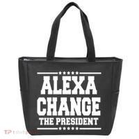 Alexa Change The President Funny Elections Tote Bag thumb 0
