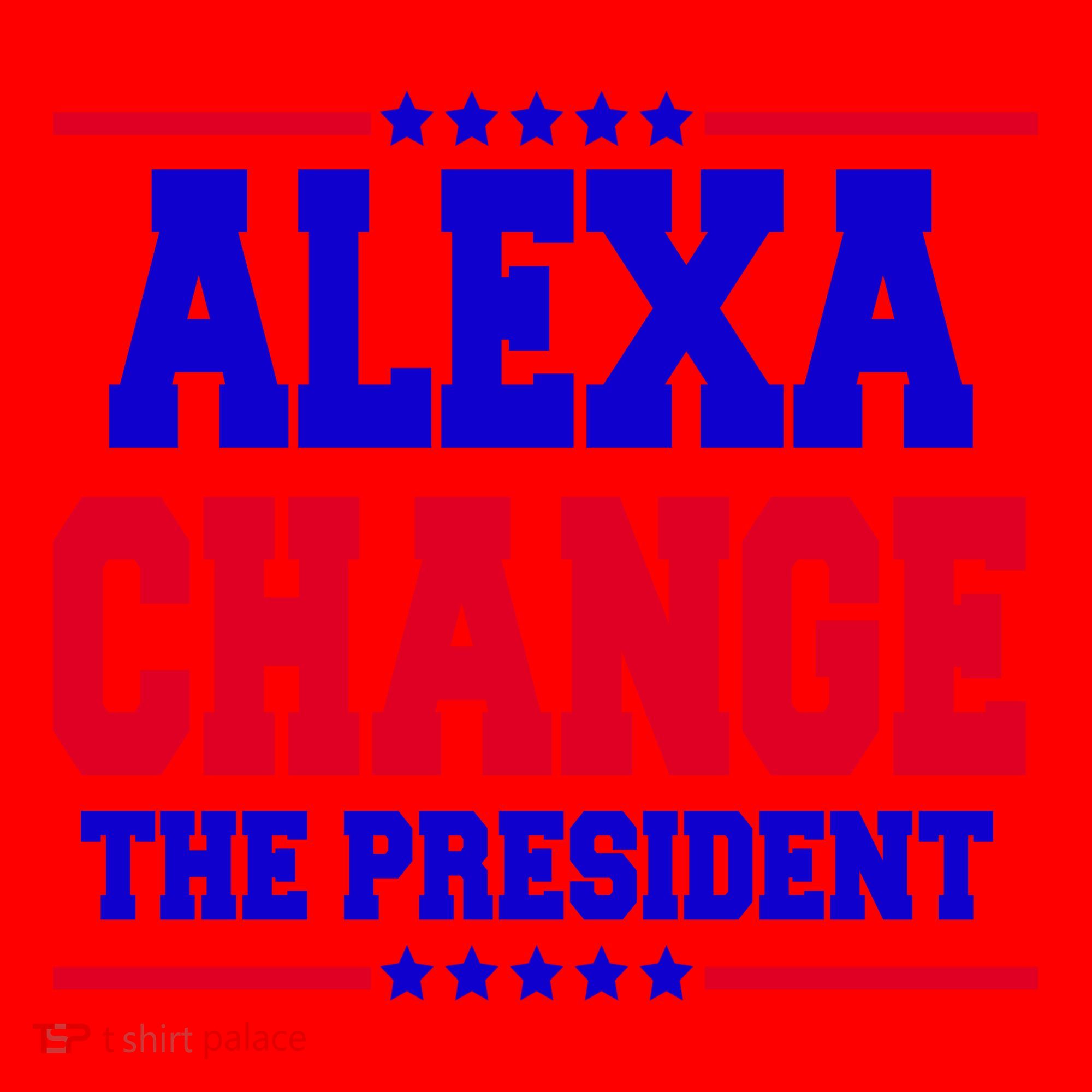 Alexa Change The President Funny Elections Santa Hat