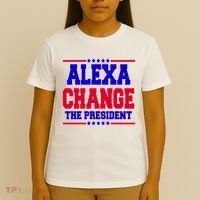 Alexa Change The President Funny Elections T-Shirt thumb 4