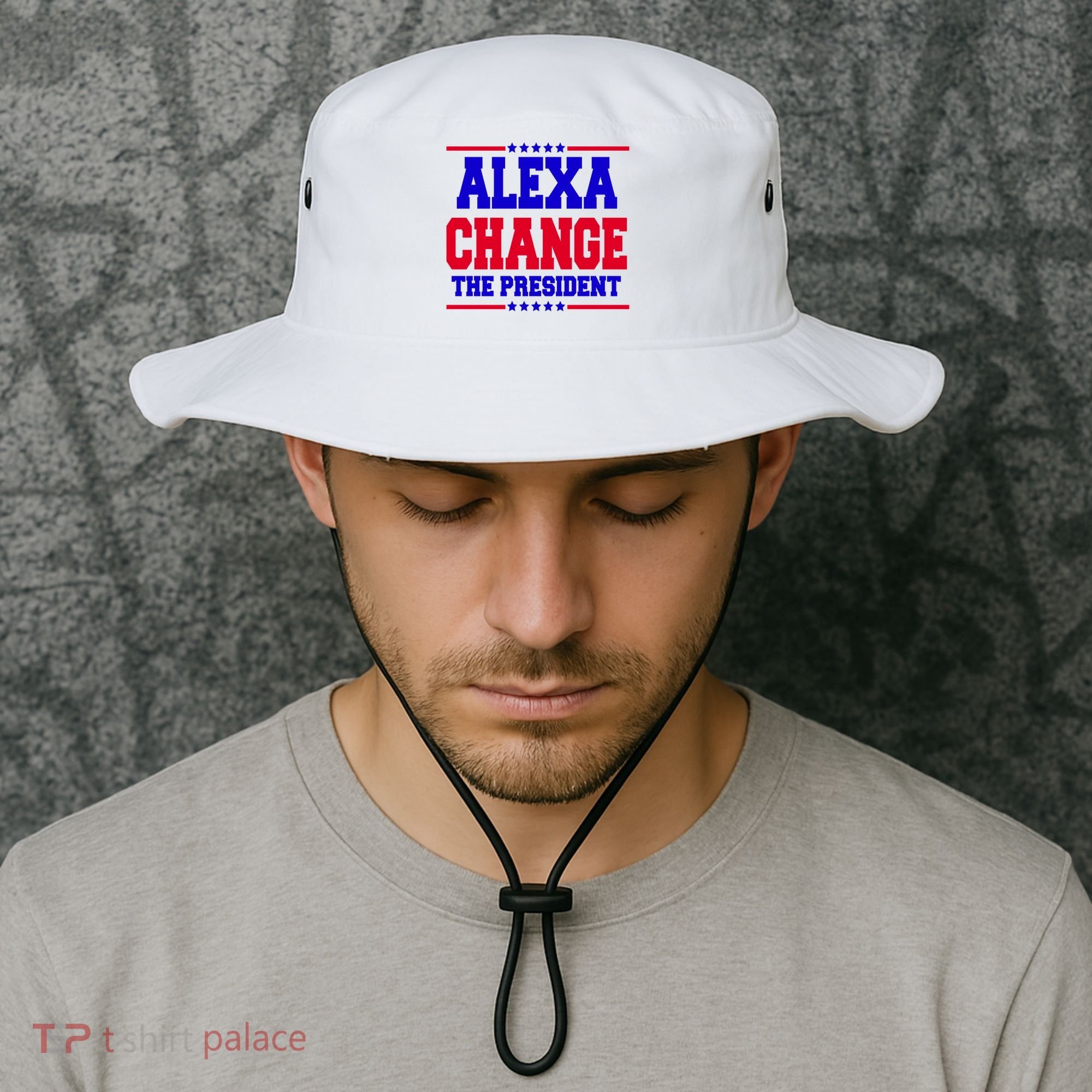 Alexa Change The President Funny Elections Bucket Hat