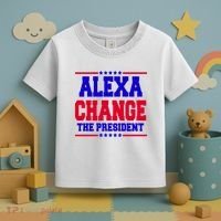 Alexa Change The President Funny Elections Toddler T-Shirt thumb 3