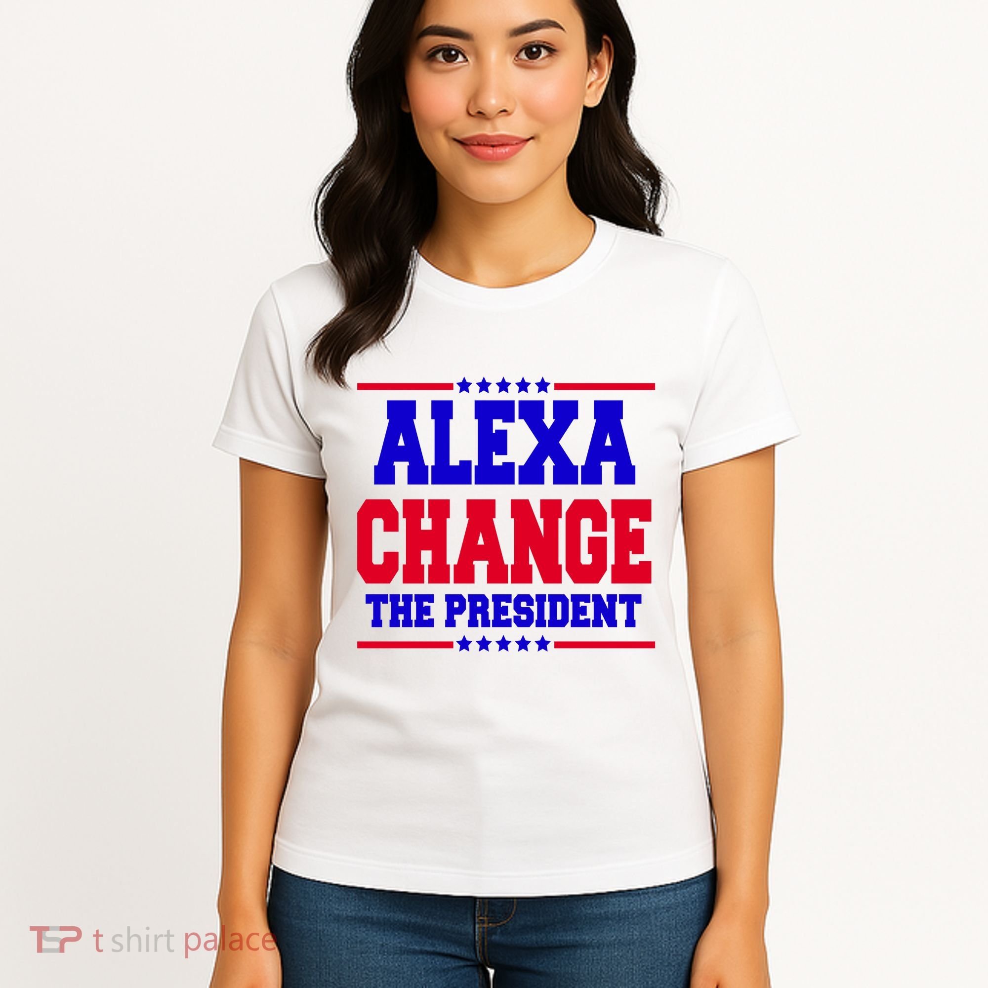Alexa Change The President Funny Elections Women's T-Shirt