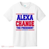 Alexa Change The President Funny Elections Kids T-Shirt thumb 0