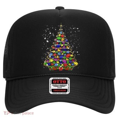 Autism Christmas Tree Lights Xmas Cute Xmas Autism Awareness Hat