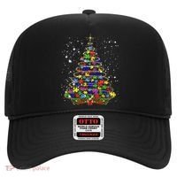 Autism Christmas Tree Lights Xmas Cute Xmas Autism Awareness Hat thumb 0