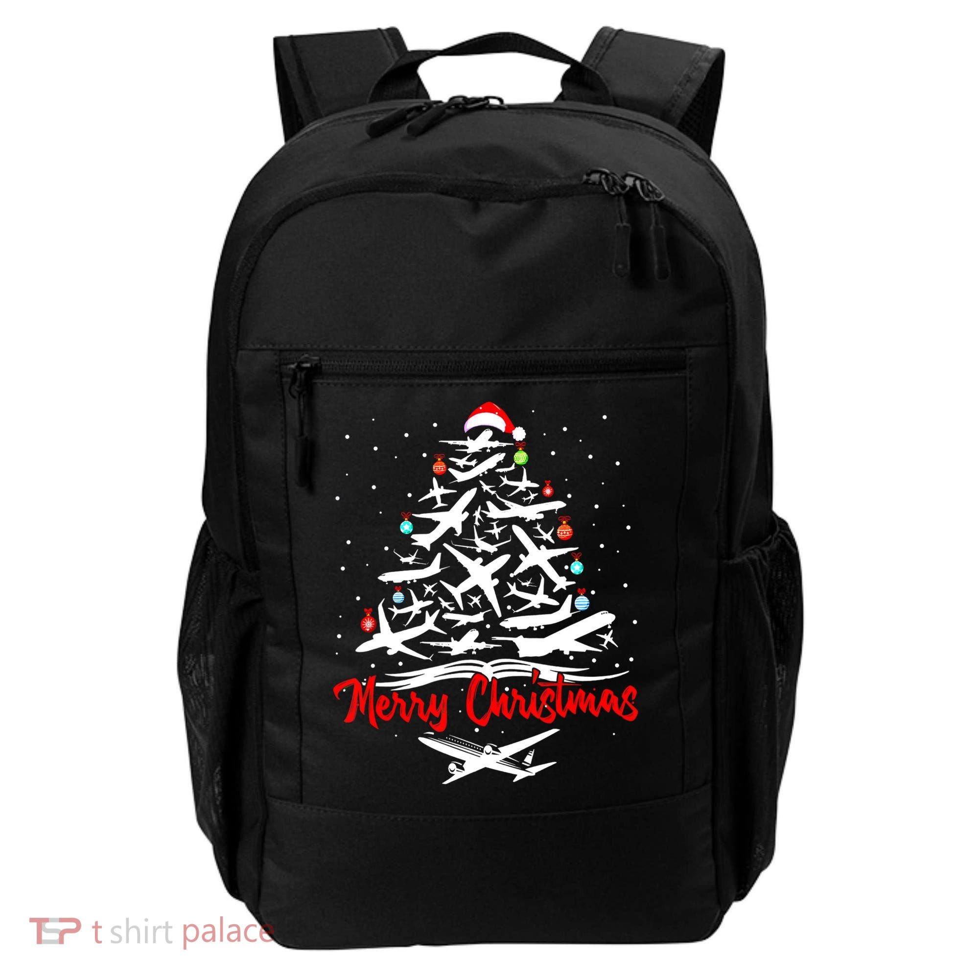 Airplane Christmas Tree Backpack