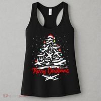 Airplane Christmas Tree Women's Tank Top thumb 3