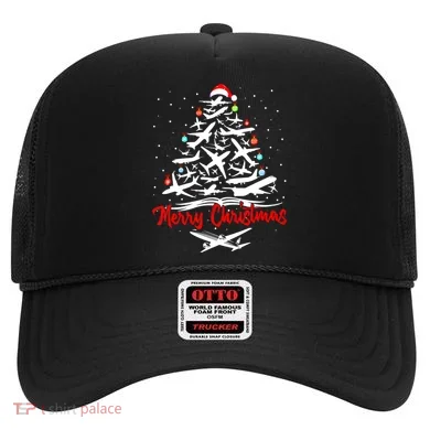 Airplane Christmas Tree Hat