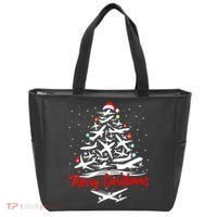 Airplane Christmas Tree Tote Bag thumb 0